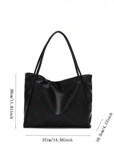 2024 new soft leather large capacity tote bag with a niche design for handheld use, single shoulder underarm bag for class and c 6