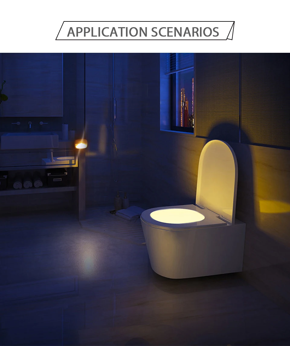 Mini LED Night Lamp Motion Sensor Light Indoor AAA Battery Powered Bedroom Wall Staircase Closet Aisle Body Induction Lamp