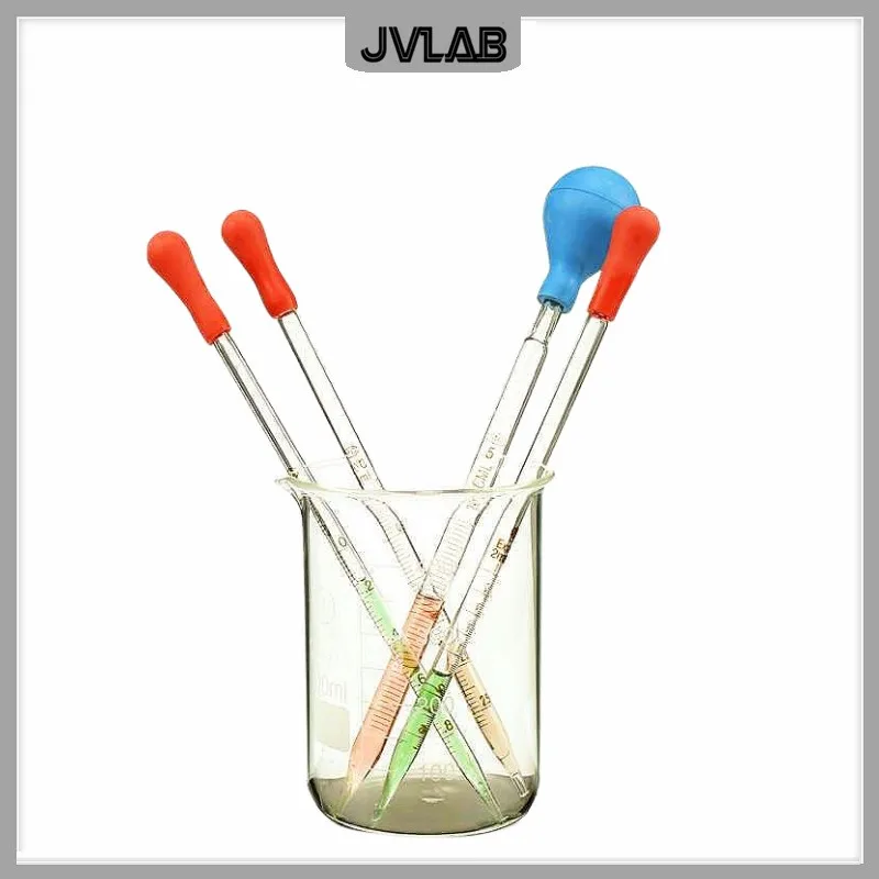 Pipette De Mesure En Verre Gradué, Compte-gouttes De Transfert De Paille De  Laboratoire, Anneau De Couleur Capacité 1 2 3 5 10ml, Longueur 200mm 10 Ea  - Pipette - AliExpress