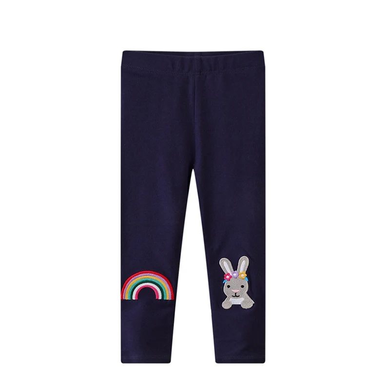 

Jumping Meters New Arrival Bunny Children's Leggings Pants Hot Selling Kids Skinny Trousers Full Pencil Pants Baby Wear