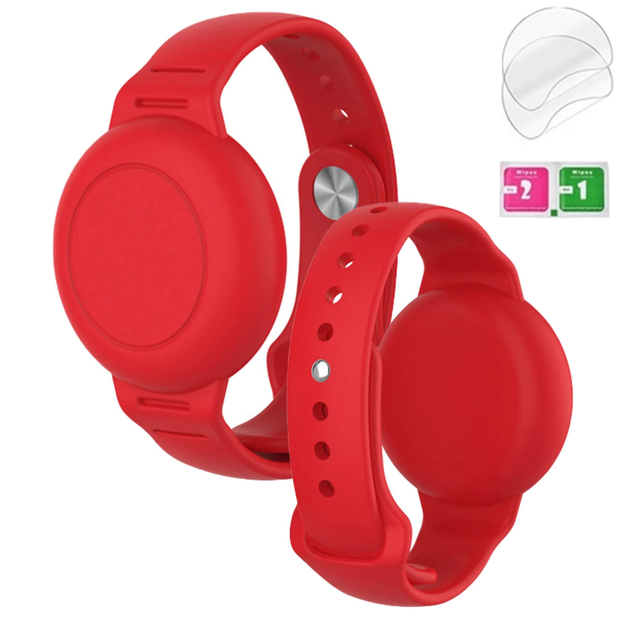 Silicone Anti-Removal Airtag Holder - Secure, Hidden Design for Kids, Pets, and Luggage