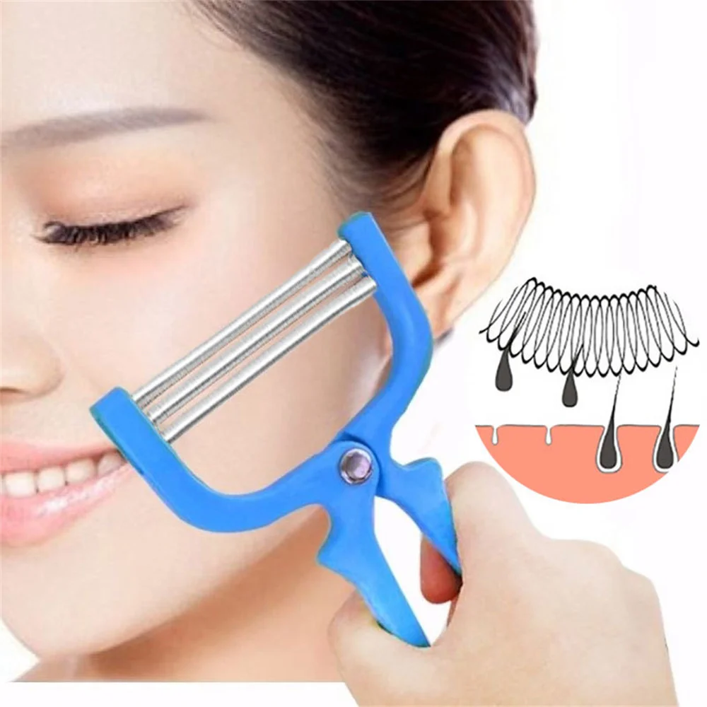 

Facial Hair Remover Safe Handheld Spring Roller Female Hair Mustache Hair Removal Facial Care Massage Beauty Hair Removal Tool