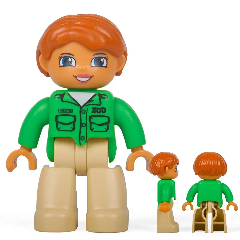 Deluxe City Action Figures Family Playset - Building Block Toys