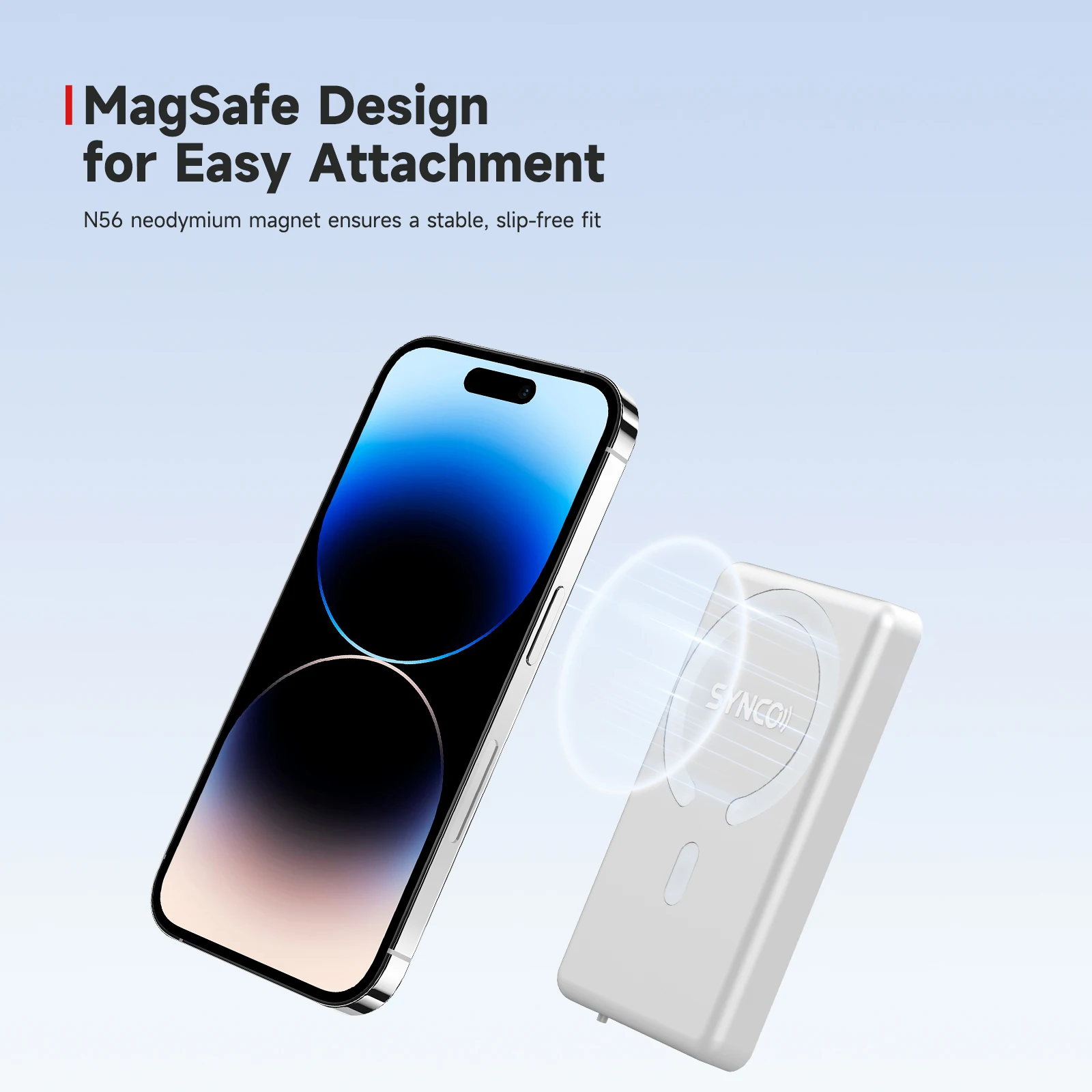 SYNCO XView Écran Moniteur Selfie Vlog Pour IPhone Et Android