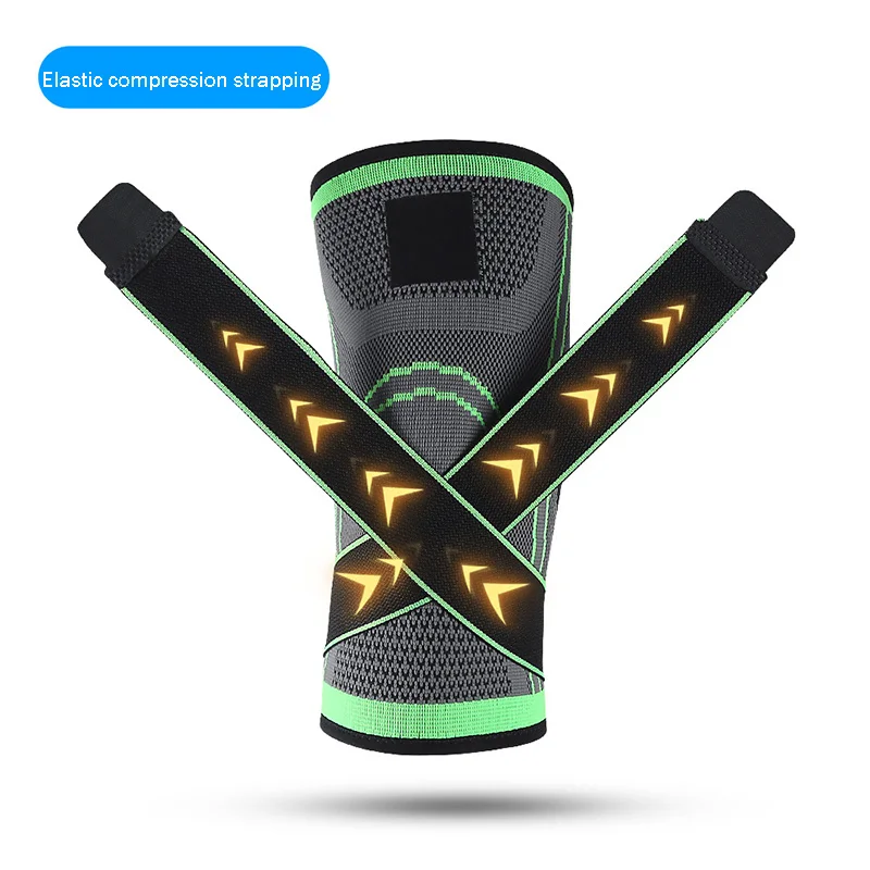 Adjustable basketball kneepads for men and women outdoor running cycling fitness orthopedic non-slip compression straps kneepads