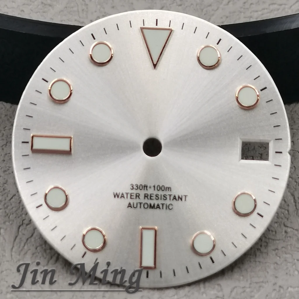 Luxury Multi-Color Luminous Date Window Aseptic Dial for Automatic Movement Watches