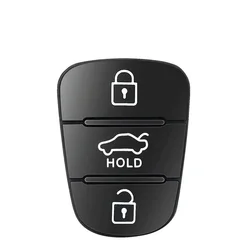 Premium Silicone 3 - Button Car Key Case, Flip Car Lock Cover - B
