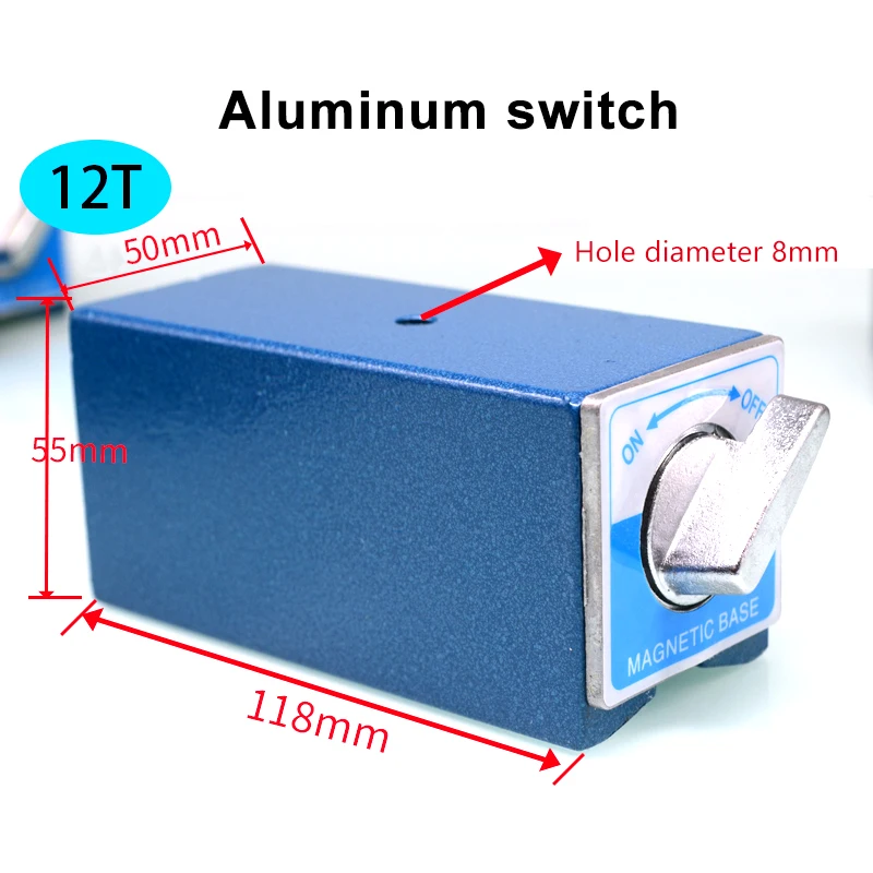 12t v tipo azul potência base magnética