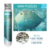 Test Tube Jigsaw Puzzle 150pcs World Famous Painting Van Gogh Monet Sunrise Impression Decompress Toy Educational Family Game 1