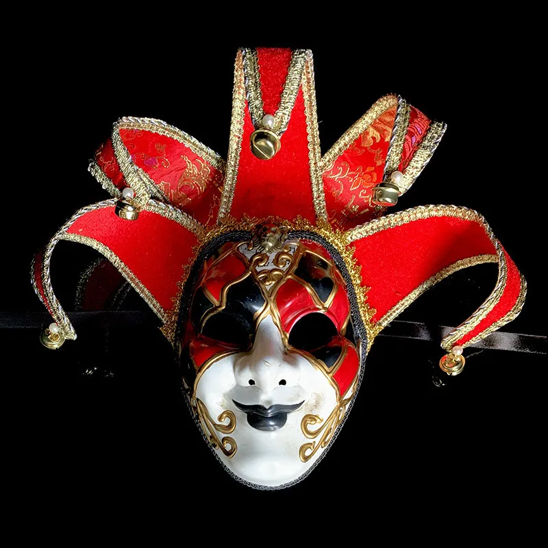 Halloween Clown Party Props Venetian Mask for Women