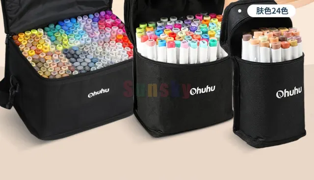 Ohuhu Alcohol Brush Markers, Double Tipped Sketch Markers (Brush &  Fine)/(Brush & Wide), Set of 48 Colors, Art Supplies - AliExpress