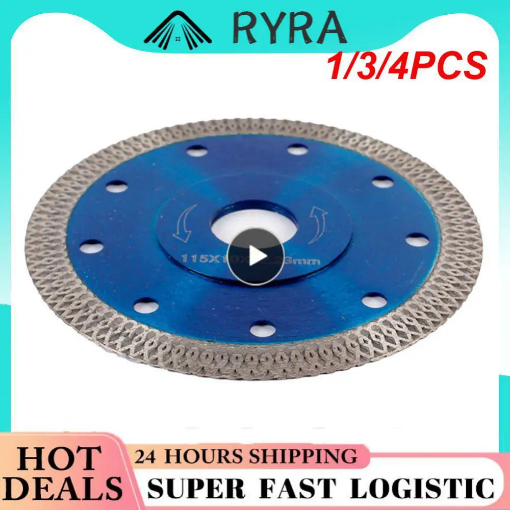 

1/3/4PCS Turbo Saw Blade Granite Marble Cutting Disc Porcelain Tile Ceramic Blades 3 Sizes for Angle Grinder Saw