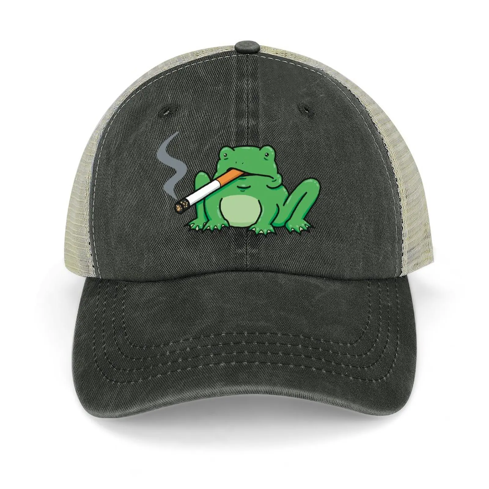 

Smoking Frog Cowboy Hat Hip Hop New In Hat |-F-| Anime Men's Baseball Women's