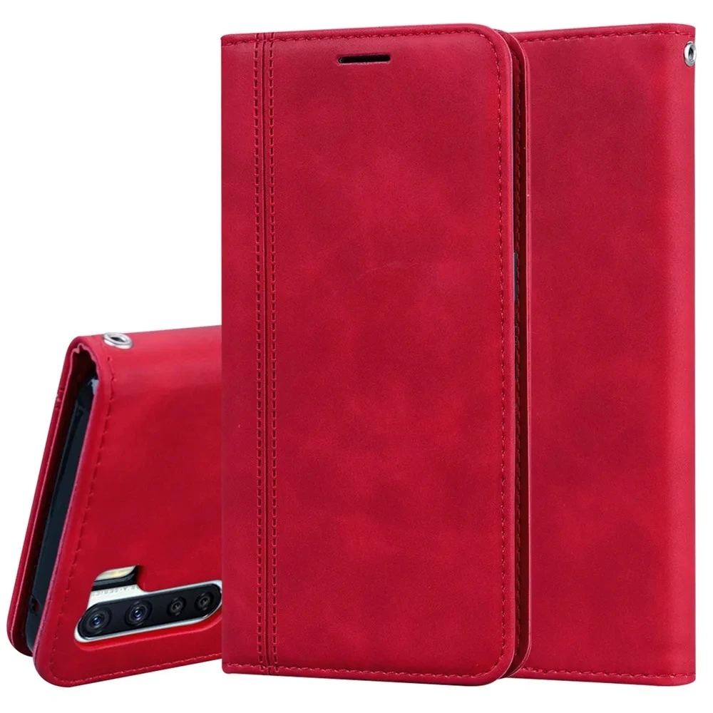 

Leather Flip Case For OPPO A91 Cover Luxury Full Bumper Wallet Case For Oppo A91 A 91 Book Coque Card Holder Magnetic Phone Case