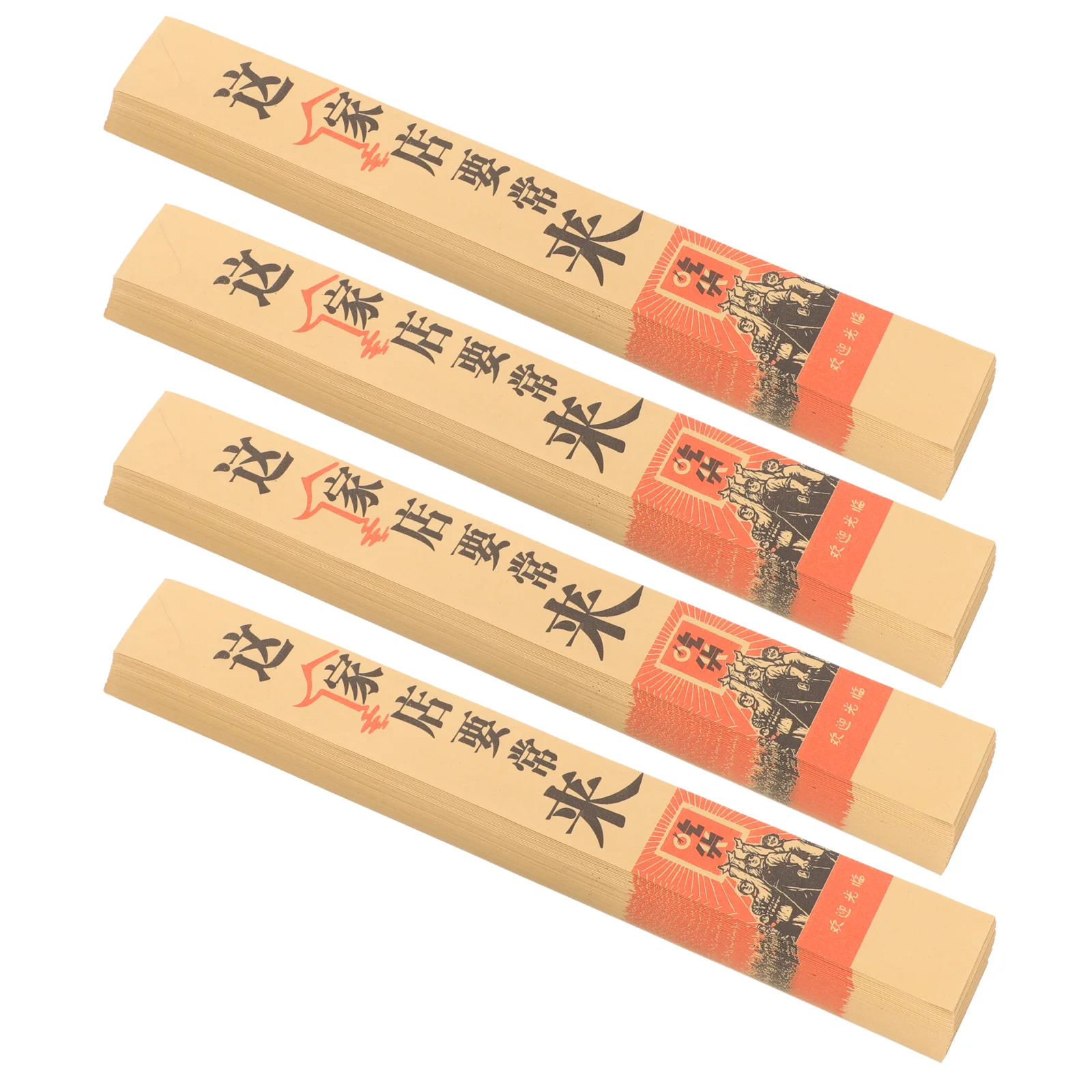 

Chopsticks Paper Bag Takeout Sleeve Sleeves Bags Disposable Pockets Holder Packing Tableware