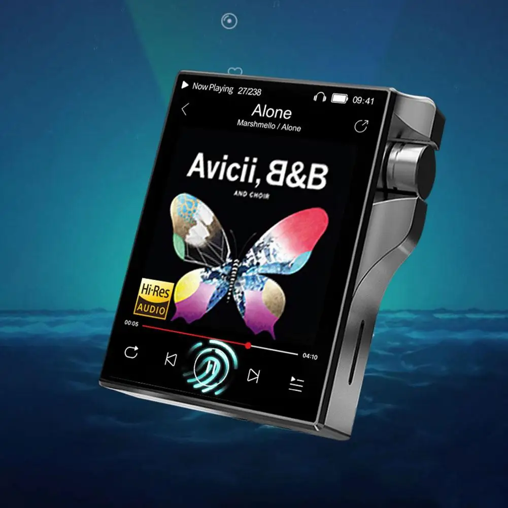 

Q3 HiFi DSD256 Decoding MP3 32GB NAND FLASH 24bit/192KHz Lossless Decoding For Dolby Stereo Sound HIFI Audio Player Z7V9