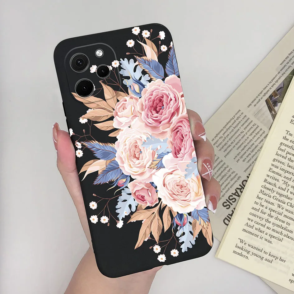 Cute Cartoon Dinosaur Bear Soft Silicone Case for Huawei Nova Y61 and Enjoy 50z
