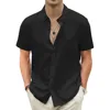 119075-7b476a.jpg Lightweight Hawaiian Shirts Premium Breezy Cotton-Linen Short Sleeve Vacation Beach Casual Top Pocket