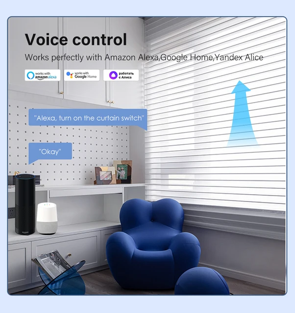 Nuevo Chip】Alexa Interruptor Persiana Wifi, Etersky Persiana Porcentual  Inteligente, Motor Persiana y Toldos Electricos, Interruptor Cortina  Compatible con Alexa y Google Home, 1 Pieza : : Bricolaje y  herramientas