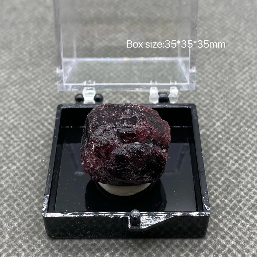 

100% natural Garnet pedras e cristais minerais espécime cura cristais pedras de quartzo + Box 35*35*35mm