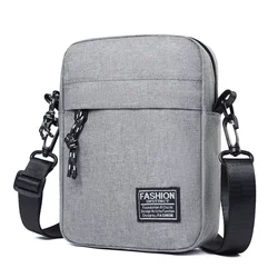 Compact Unisex Crossbody Bag - Lightweight Travel & Everyday Phone Pouch with Adjustable Strap (GRAY)