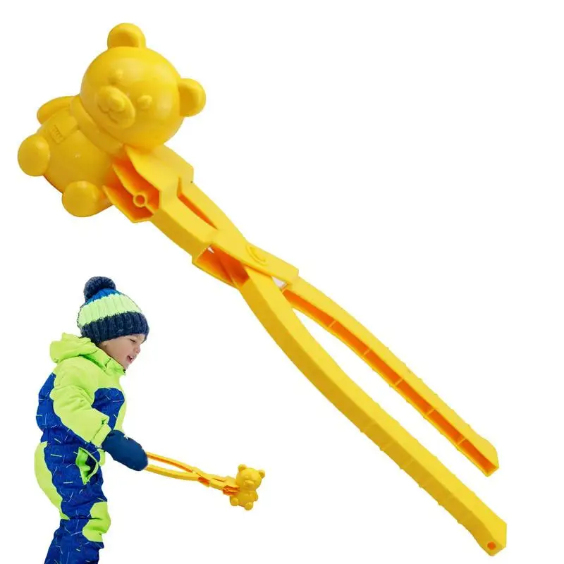 

Snow Ball Maker Mold Snow Ball Clip For Children With Bear Shaped Snow Ball Clip For Children With Handle Winter Snow Ball Fight