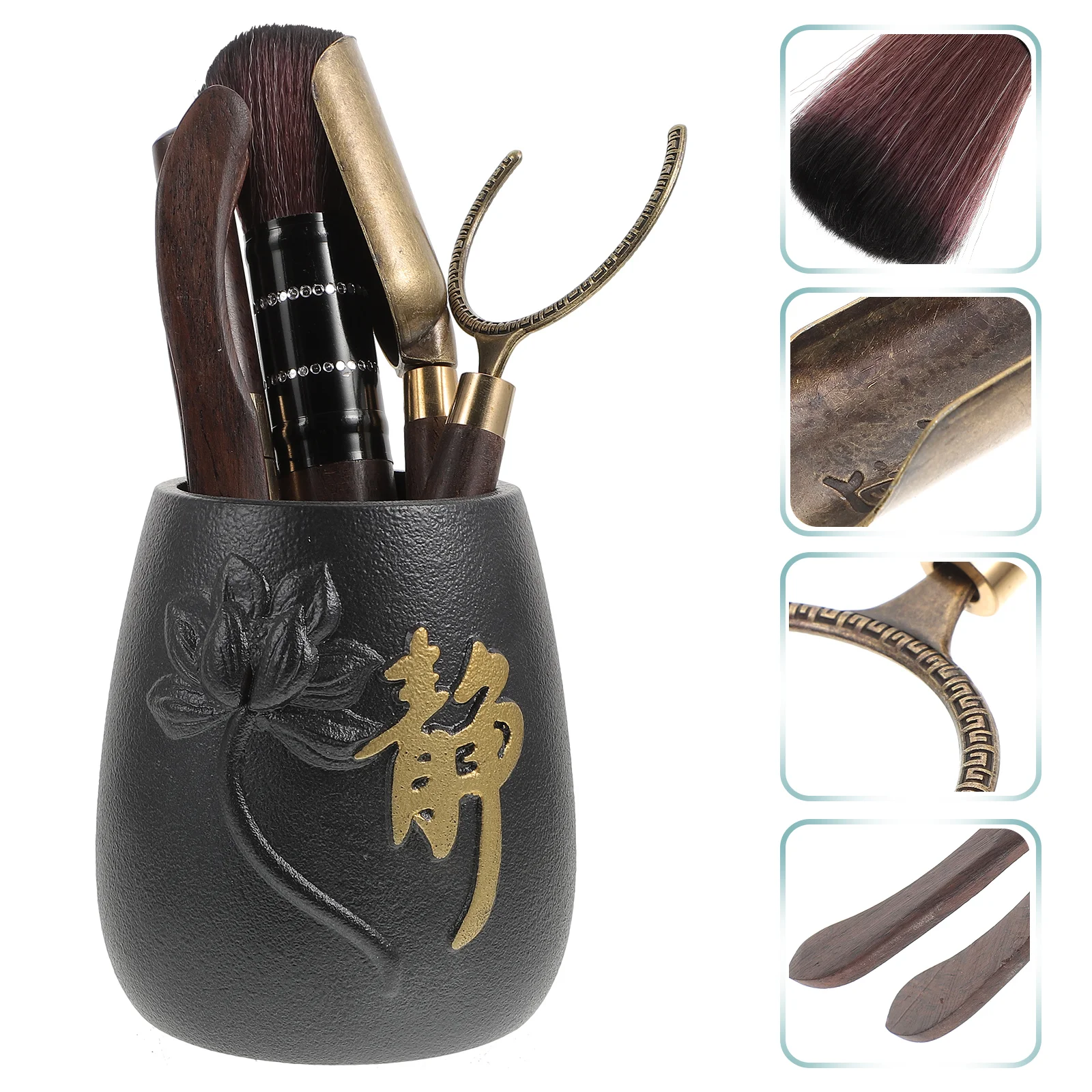 

1 set of Tea Ceremony Tool Tea Making Tools Home Tea House Tea Knife Needle