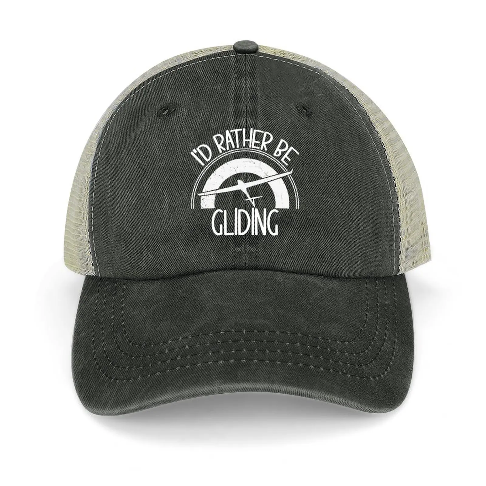 

Id Rather Be Gliding-Funny Gliding Saying-Funny Gift For Gliding Lover Cowboy Hat western Hat hiking hat For Women 2024 Men's