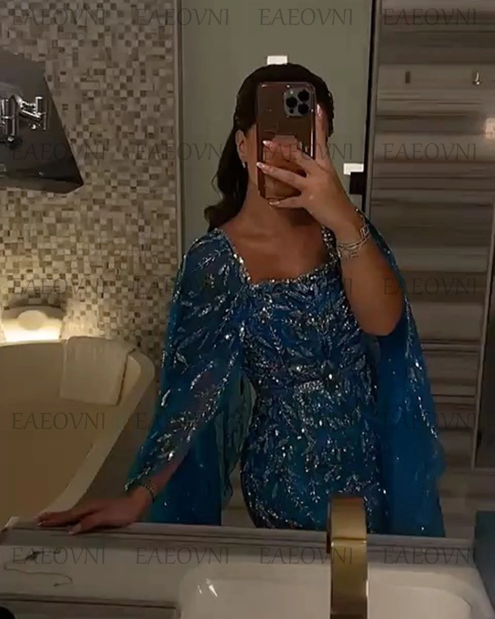 Sexy Sheath Feathers Prom Gown Lace Exquisite Square Neck Sleeveless Ankle-Length Evening Party Dresses فساتين الحفلات