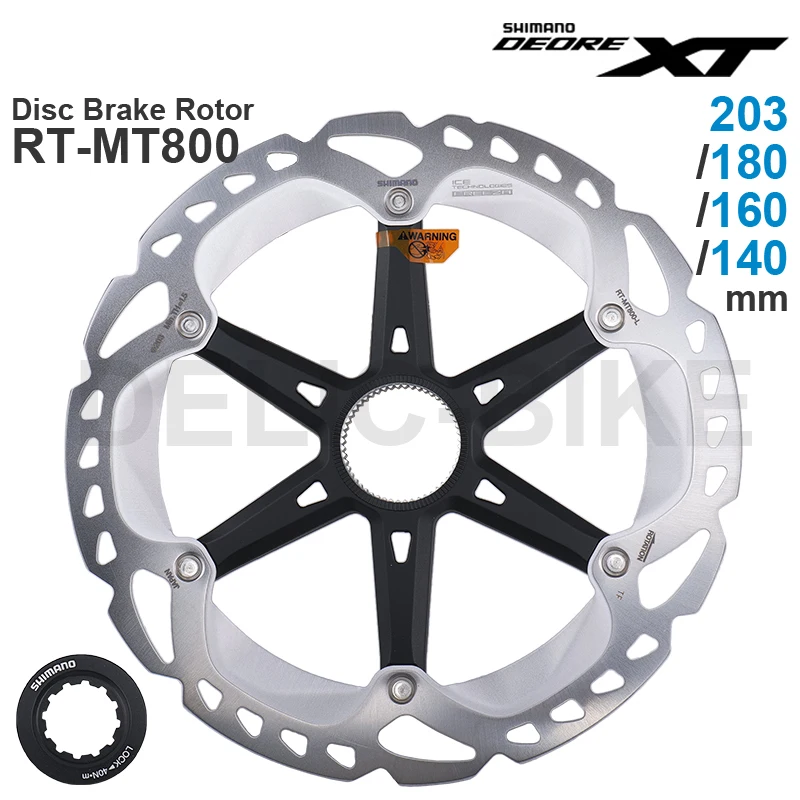 Rotore Freno A Disco Per Bici Con Blocco Centrale - 140/160/180/203mm In Acciaio Inox | Dissipazione Del Calore Per MTB, Bici Da Strada E Mountain Bike