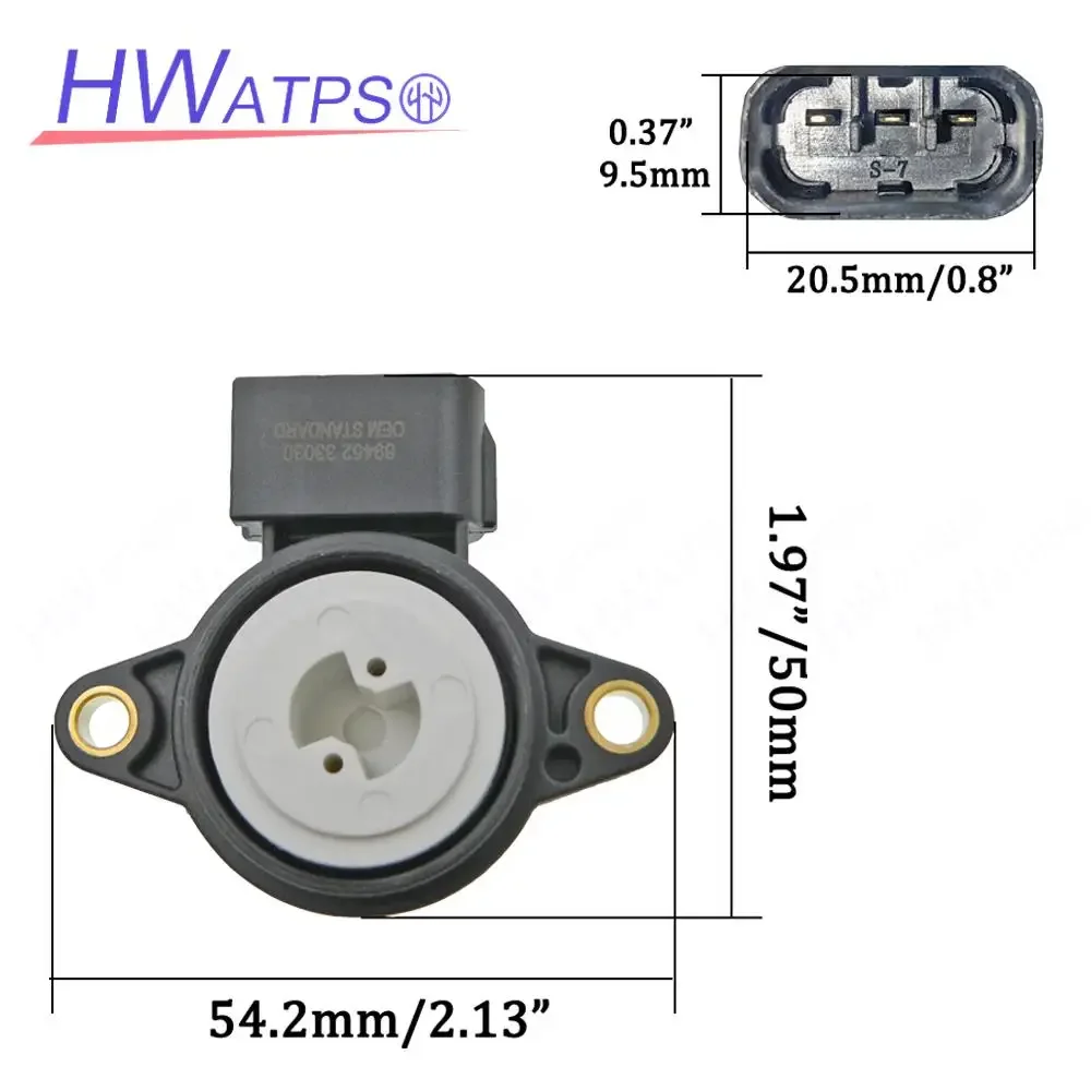 Throttle Position Sensor Throttle Position TPS Sensor Fits Toyota Toyota Estima ACR30 Corolla AE100 Alphard ANH10 CAMRY ACV30 89452-33030