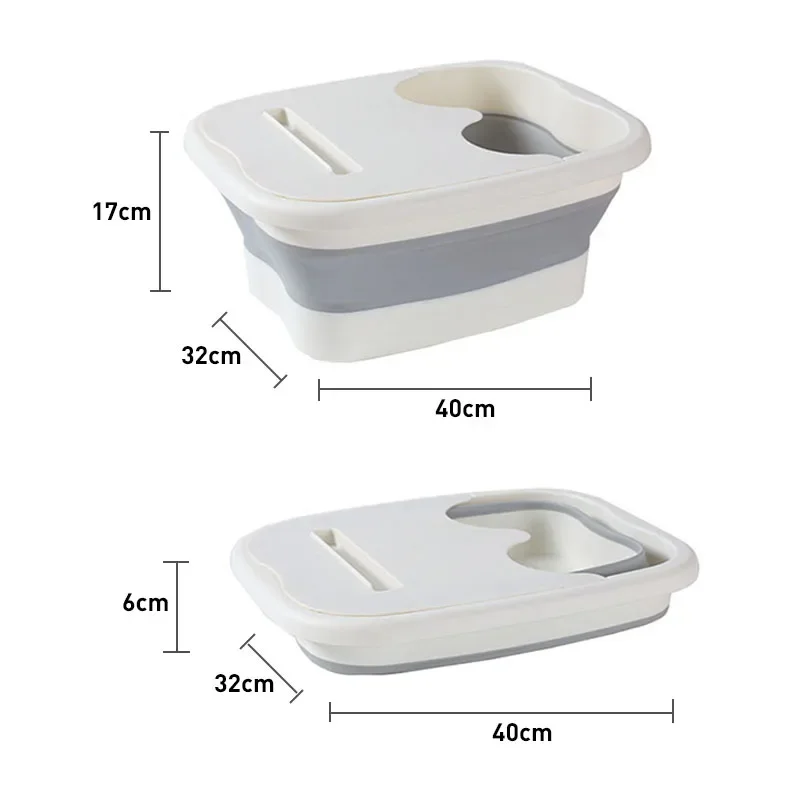 Foldable Footbath Massage Bucket foldable foot bath
