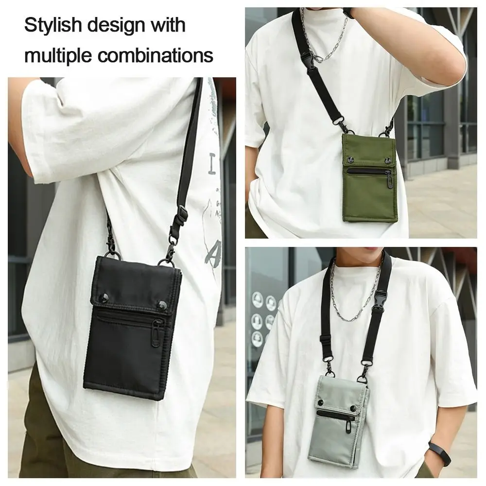 Men Mini Crossbody Bag Phone Pouch Small One Shoulder Male ID Credit Card Case Boy Gift Money Pocket Handbag For Men Tote Bag