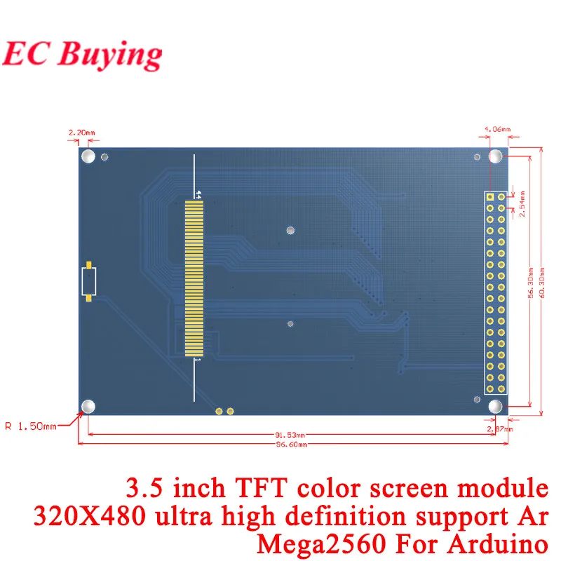 Display TFT LCD 3.5'' 320x480 Binghe - Compatibile Con Arduino E STM32 - Foto 12