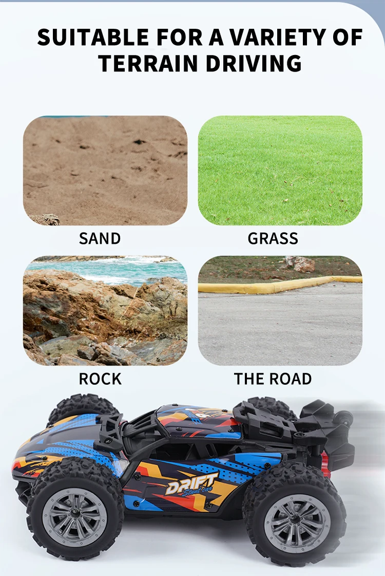 2.4G Remote Control Cars Rc Car Electric Led Lights 4Wd Stunt Climbing Cars With Spray Toys For Boys Kids Children Gift