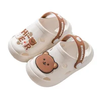 Children's Slippers Boys and Girls Non-Slip Soft Bottom Slippers Baby Outerwear Closed-Toe Slippers 1