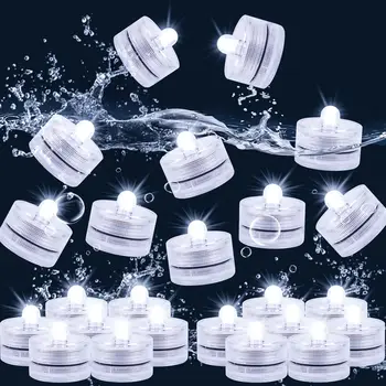 Waterproof Submersible LED Tea Light Candles 1