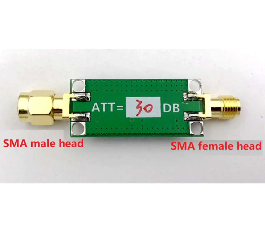 고정 이득 감쇠기, RF 감쇠기, 1dB, 2dB, 5dB, 10dB, 20dB, 30dB, 0-3GHz