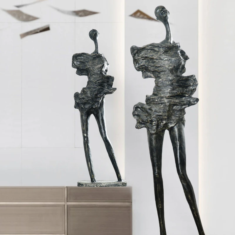 

Абстрактная Художественная Скульптура для пола большие украшения домашний орнамент персонаж креативное украшение офисная мягкая мебель