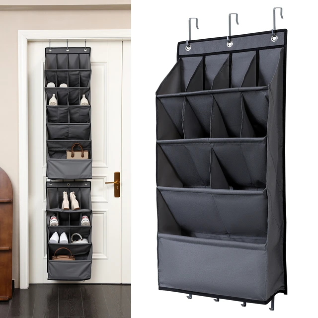 18-Pair Shoe Cabinet, 6-Tier Shoe Rack Organizer Cabinet with Door