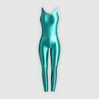 XClocKNYoung satin glossy Skin Bodysuit sports yoga Jumpsuits XClocKNYoung high Stretch satin glossy bodysuit - Image 6