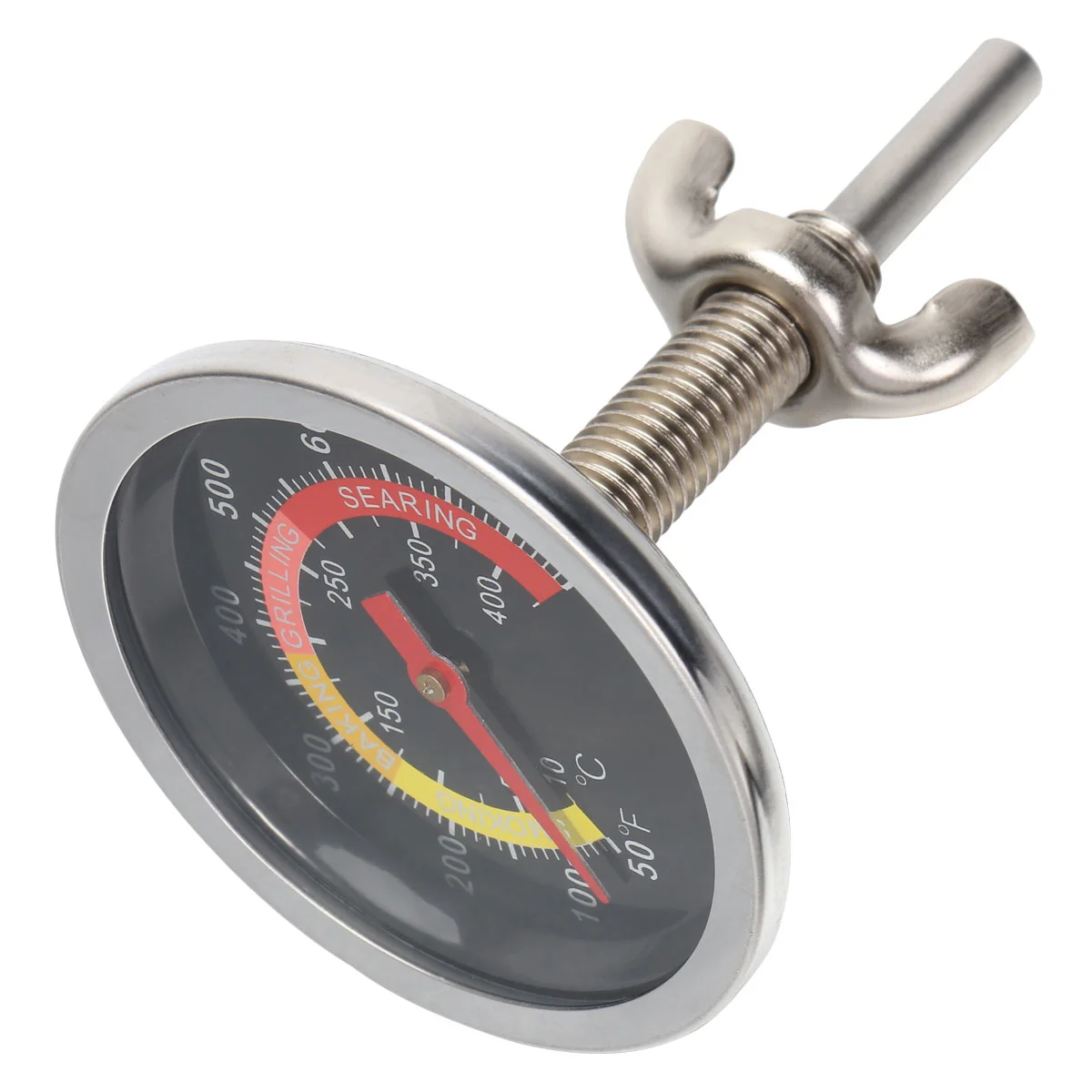 

Stainless Steel Meat Temperature Gauge Fast Instant Read for Cooking Oven Smoker Grill