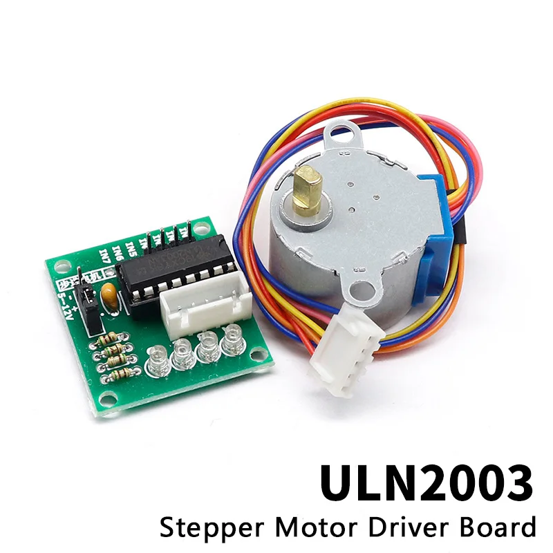 4-фазный шаговый двигатель 28BYJ-48-5V + плата драйвера ULN2003 для Arduino 1x 1 |