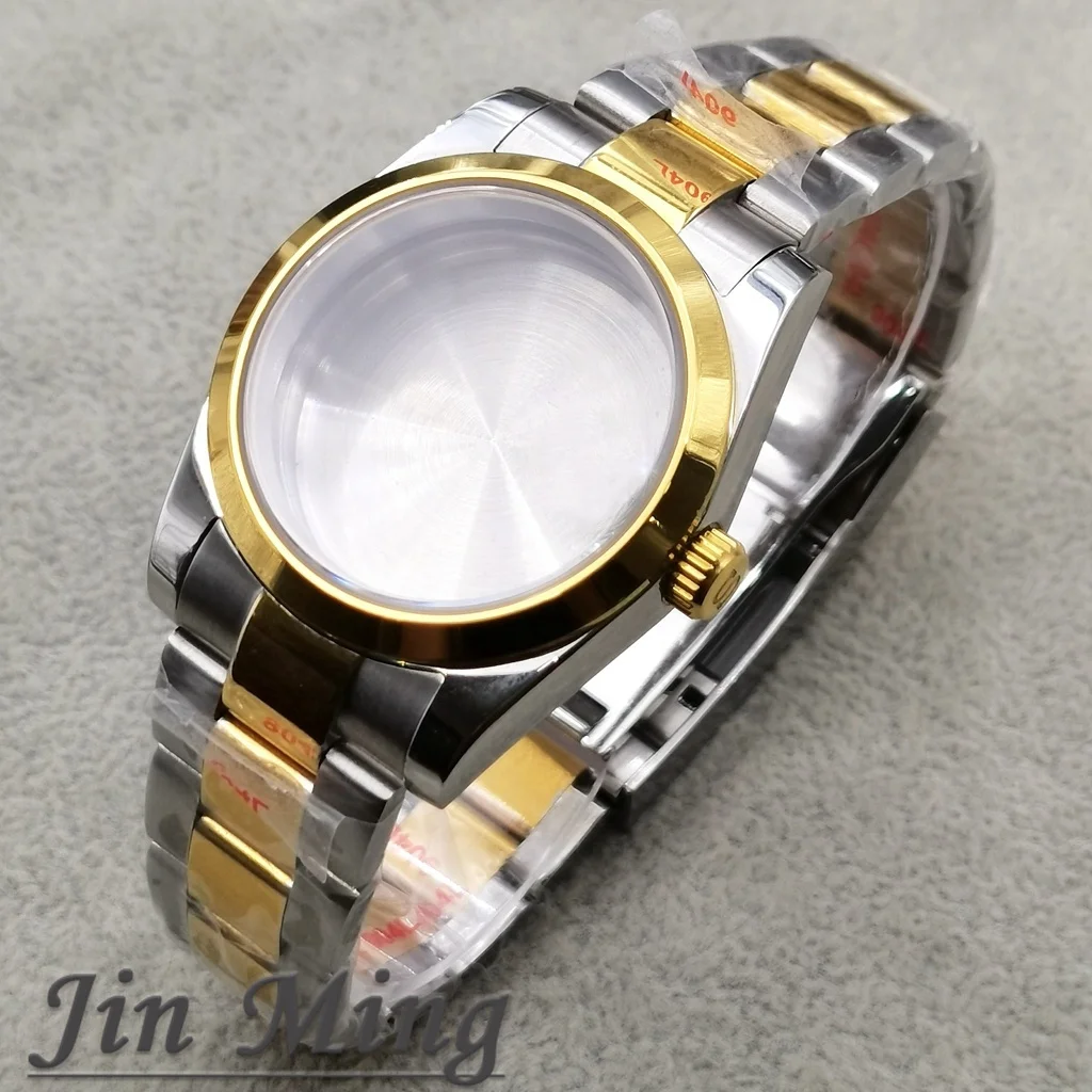 Premium Sapphire Glass Watch Case & Strap, 36mm/40mm, with S Crown
