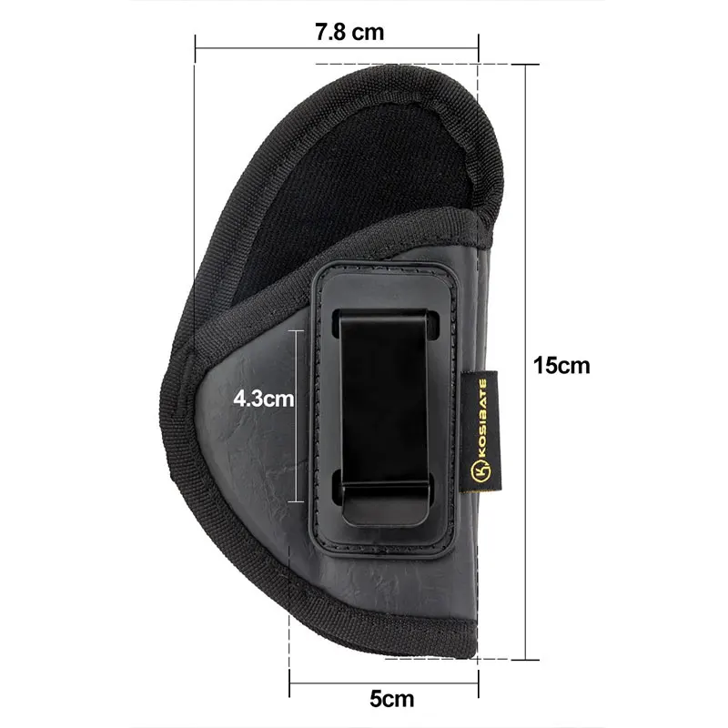 Tactical Holster With Clip Bag IWB Left Right Universal Gun Bag Hidden Carrying Holster pistol holster gun bag gun holster fanny pack hunting holster gun holster gun accessories