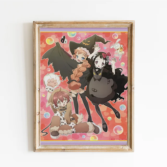 Magical Girl Site Anime Poster Japanese Anime TV Series Art Cover Movie  Poster Wall Painting Home Decor (No Frame)