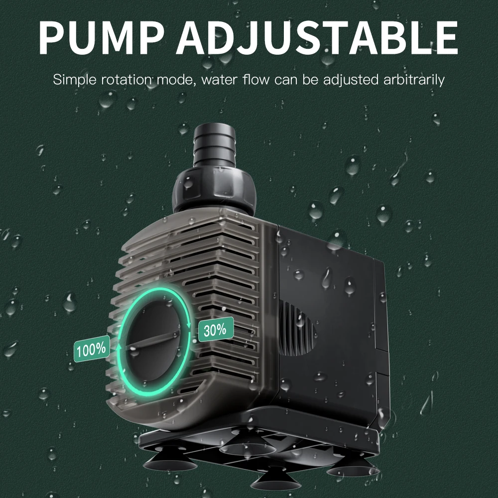 Jebao New Submersible Water Pump Filter Aquarium Water Pump Ultra-quiet 220V-240V Submersible Water  Fountain Pump 5