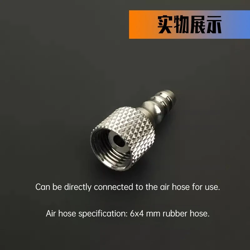 에어 브러시 어댑터 커넥터 1/8 인치 BSP 6x4mm PU 호스 파이프 피팅 스프레이 에어 브러시 퀵 커넥트 커플러 모델 빌딩 도구