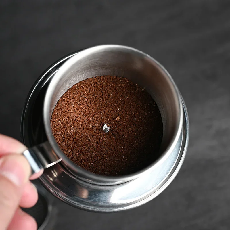 Stainless Steel Vietnamese Coffee Drip Filter Cup Portable Traditional Vietnam Coffee Maker Brewing Tool for Office Home pour over coffee maker
