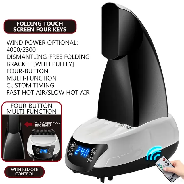 2025 New Remote Control Clothes Dryer Household Protable Clothes Heater High Power Negative Ion suszarka do butów asciugatrice 5